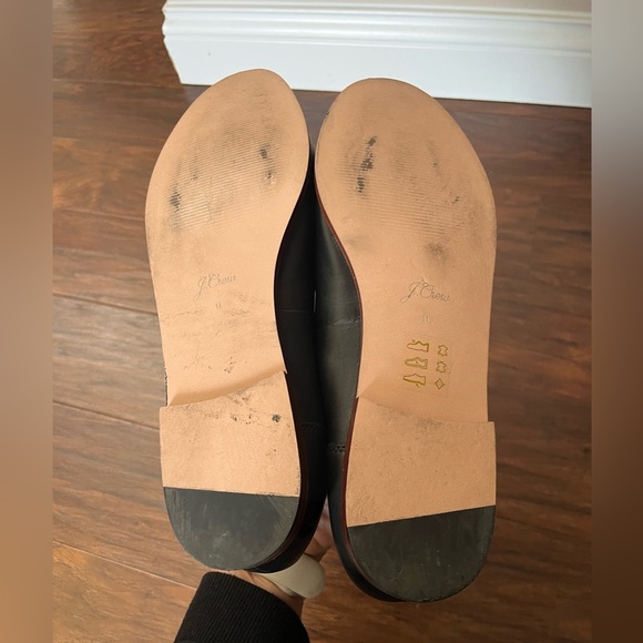 J Crew Ryan Penny Loafers Black Leather-Size 11 - Picture 11 of 13